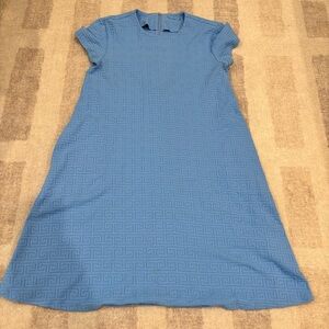 J. McLaughlin Light Blue Textured Dress with Pockets | Size XS